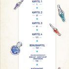 Inhalt: Kapitel 1-4, Bonuskapitel, exklusive Kurzgeschichte, Nachwort. Illustration von bunten Flaschen.