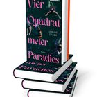 Text: "COVER TO COME", "ullstein &". Drei gestapelte Bücher, Abdeckung in hellem Lila.