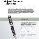 PROJEKT 2: Majestic Trustone-Tintenroller. Materialliste: Stiftbausatz, Trustone Black & Gold, Bohrfutter, Epoxidharz.