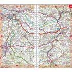 Karte mit den Aufschriften "STEYR" und "AMSTETTEN", zeigt Straßen und geografische Merkmale, Nummer 60 oben rechts.