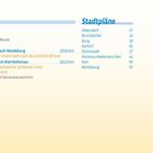 Inhalt: Vorwort, Kartenlegende, Nord-Ostsee-Kanal-Route, Stadtpläne: Albersdorf bis Rendsburg. Seitenzahlen und Entfernungen angegeben.