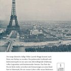 Text beschreibt die Ankunft von Malte Laurids Brigge in Paris. Im Hintergrund der Eiffelturm und Stadtansicht. ISBN 978-3-7306-1688-8, Preis: 4,95 €.