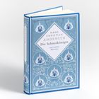 Buchcover mit "Hans Christian Andersen, Die Schneekönigin und andere Märchen" in einem eleganten, blauen Design.