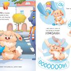 Das ist Knuddel; Knuddel ist klein, sehr flauschig und total knuffig. Es sieht immer total goldig aus, wirklich immer.