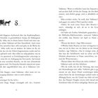 Seite 58 und 59 aus einem Buch. In der Mitte oben eine schwarz-weiße Illustration einer Kutsche mit Pferd.