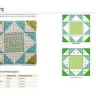 Texte: "MOTHER’S FAVORITE", "GARN", "HÄKELN", "ZUSAMMENSETZEN", "OPTIONALE UMRANDUNG". 
Links ein Diagramm, rechts Häkelanleitung.
