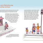 "So wird Behinderung im Alltag sichtbar" beschreibt barrierefreie Maßnahmen im öffentlichen Raum. Illustrationen verdeutlichen dies.