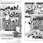 BARRY BAND SICH DEN UMHANG UM DEN HALS... Waaah! UND PLÖTZLICH SCHWEBTE ER. AU! PLONK! AUTSCH! LEMUR MIT UMHANG IN SCHULE.