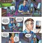 Reed forscht mit Kristallen, während jemand ihn ermutigt, eine Pause zu machen. Eine Idee wird diskutiert, einen magischen Ritter zu besuchen.