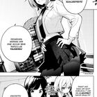 "Ab nächster Woche gibt es die Trimesterabschluss­tests!" Illustration mit drei Schülern in Schuluniformen im Klassenraum.