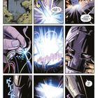 Eine Folge von Comic-Panels zeigt eine Montage. Dialoge enthalten Gedanken und Geräusche: "CLANG", "TZZZ", "VRPRRRRRR".