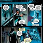 Texte: "Geheimer Ort New York City", Dialog über Söldner, Manipulation, Geschäftsangebote. Düsterer Comic-Stil.