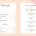 Inhalt: Vorwort 6, Modelle 7, Zutaten 13, Tipps 16, Rezepte 19, Eissorten wie Sorbet, Milkshake; Farben in Pastelltönen.