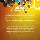 „UNICO FLIEGT WIEDER.“ Einhorn Unico macht glücklich, Venus eifersüchtig. Maus Garapachi hilft in der Fabrikstadt Chiko und Opa.