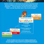 Bastian entdeckt im Nebelwald ein goldenes Drachenei. Leselöwen für 1., 2. und 3. Klasse. Illustration: Junge mit Drachenei.