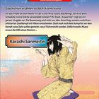 ISBN 978-3-7432-2439-1. Eine Illustration zeigt eine Person im gelben Kimono, kniend auf einem Kissen mit erhobenen Händen.