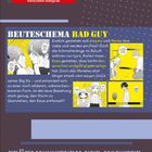 Beschreibung: Manga-Cover mit dem Titel "BEUTESCHEMA BAD GUY" und "FRÜHLINGSSTURM UND MONSTER". Text über Liebe und Herausforderungen.