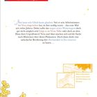 "Alan kann sein Glück kaum glauben...Zweisamkeit in Eis erstarren zu lassen..." Gelbe Blumen unten links.