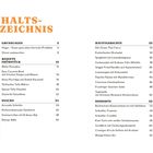 INHALTSVERZEICHNIS. Kategorien: Grundlagen, Rezepte Frühstück, Snacks, Hauptgerichte, Desserts. Bilder von Speisen links und rechts.