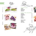 Inhalt mit Seitenzahlen: Vorwort 4, Häkelgrundlagen 5, Abkürzungen 17. Illustrationen von gehäkeltem Schuhwerk und ein Hund.