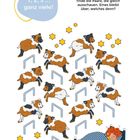 "1, 2, 3 ... ganz viele! Schafe zählen macht Pumuckl müde. Zähle mit und finde Paare. Eines bleibt über, welches?"