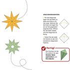 "Grundlagen" in roter Schrift oben. Anleitungen zum Falten in mehreren Schritten mit Illustrationen von Papierformen.