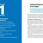 Links große „01“, darunter „Der Sieben-Punkte-Plan für den Privatverkauf“. Rechts: „Vorbereitung und Unterlagen“ und begleitender Text.