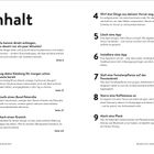 Inhalt. Seite 6–132. Tipps: Kleidung bereitlegen, Petersilie kaufen, Kranich machen, Vorrat aufräumen, App löschen/installieren.