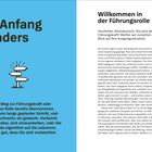 KAPITEL 1: Aller Anfang ist anders. Willkommen in der Führungsrolle. Illustration eines Wegweisers mit Pfeilen.
