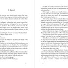 1. Kapitel. Zwei Männer sprechen in einem Raum. Thema sind alltägliche Schwierigkeiten und Überwachung. Seitenzahl: 7, 8.