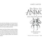 Ein Titel "Die Erben der Animox: Das Gift des Oktopus" und ein stilisierter Oktopus. Autor: Aimée Carter.
