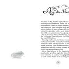"Auf der Flucht" steht in kunstvoller Schrift. Unten ist ein Aquarellfleck, der abstrakte Form hat. Kapitelnummer 9.