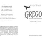 SUZANNE COLLINS, Gregor und der Spiegel der Wahrheit. Illustration einer Fledermaus. Verlag Friedrich Oetinger Hamburg.