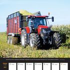 Case IH Puma 220 Traktor im Feld, Kalender für Oktober 2027 mit Wochentagen vom 11. bis 17., 41. Woche.
