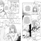 Eine Manga-Szene mit Dialogen über Komplimente und Vogelschutz; zeigt zwei Personen in emotionalen Interaktionen.