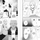 Diese Illustration zeigt charaktervolle Manga-Figuren im Gespräch über Freiheit und Unabhängigkeit mit nachdenklichen Gesichtsausdrücken.