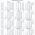 Jahresübersicht 2027, Monate Januar bis Dezember, inklusive beweglicher Feiertage in Deutschland.