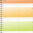 Kalender für Januar 2027, mit Feiertagen Neujahr und Heilige Drei Könige, farblich unterteilt.