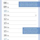 Kalenderblatt Januar: Feiertage "Neujahr", "Heilige Drei Könige". Tipp: Bio-Zitrusfrüchte wegen Schadstoffen nutzen.