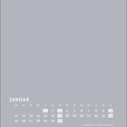 Kalender für Januar. Tage und Wochentage sind aufgelistet. 1.1. Neujahr, 6.1. Heilige Drei Könige.