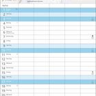 Kalenderseite Januar; Text: "Kinderrechte machen nicht nur glücklich..." Oben rechts UNICEF-Logo. Mädchen lächelt.