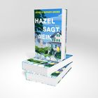 „Jessica Berger Gross, Hazel sagt Nein, Roman, Lübbe.“ Illustration eines Hauses mit Garten und Bergen.