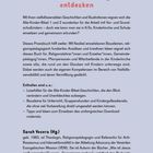 „Biblische Geschichten vielfaltssensibel und kindgerecht entdecken“. Beschreibung von Buchinhalten und Zielgruppe. Logos unten.