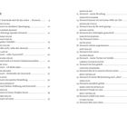 Inhalt mit Kapiteln von 1 bis 27, Titel umfassen Themen wie Zuversicht, Vorbilder und Glauben mit Seitenangaben.