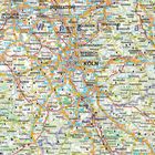 KÖLN im Zentrum. Städte wie DÜSSELDORF, BONN und REMSCHEID sind markiert. Straßenverbindungen und Flüsse sichtbar.