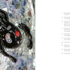 Texte: Inhaltsverzeichnis mit Kapiteln von Anke Seegert bis Danksagungen. Kunstwerk: Schwarze Spinne auf spiegelnder Oberfläche.