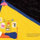 Es geschah so: Eines Morgens wachte Hugo auf und ... war nicht mehr Hugo. Ein Zimmer mit farbigen Zeichnungen an der Wand.