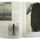 Links "CAT. NO. 88", "Moveable Shoulder Extensions, 1971". Unten "Feather Instrument, 1972". Rechts "Black Cockfeathers, 1971".