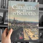 "Canaletto & Bellotto: Beobachtung und Erfindung in Venedig, London und Wien. HIRMER." Ein Buchcover mit einem historischen Gemälde.