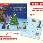 Adventskalender: Ein Weihnachtsbaum für die Tiere. 24 Figuren, Vorleseheft mit 24 Kapiteln. Illustration mit Tieren.
